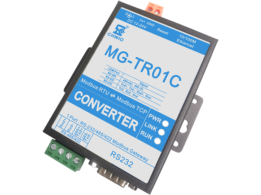 MG-TR01C工業(yè)級(jí)RS232/485/422單串口Modbus網(wǎng)關(guān) Modbus RTU和Modbus TCP協(xié)議轉(zhuǎn)換器串口服務(wù)器